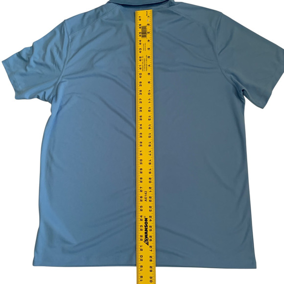 Nike Dri Fit Men's Size L Jordan UNC North Carolina Tar Heels Blue Polo Shirt - Picture 5 of 12